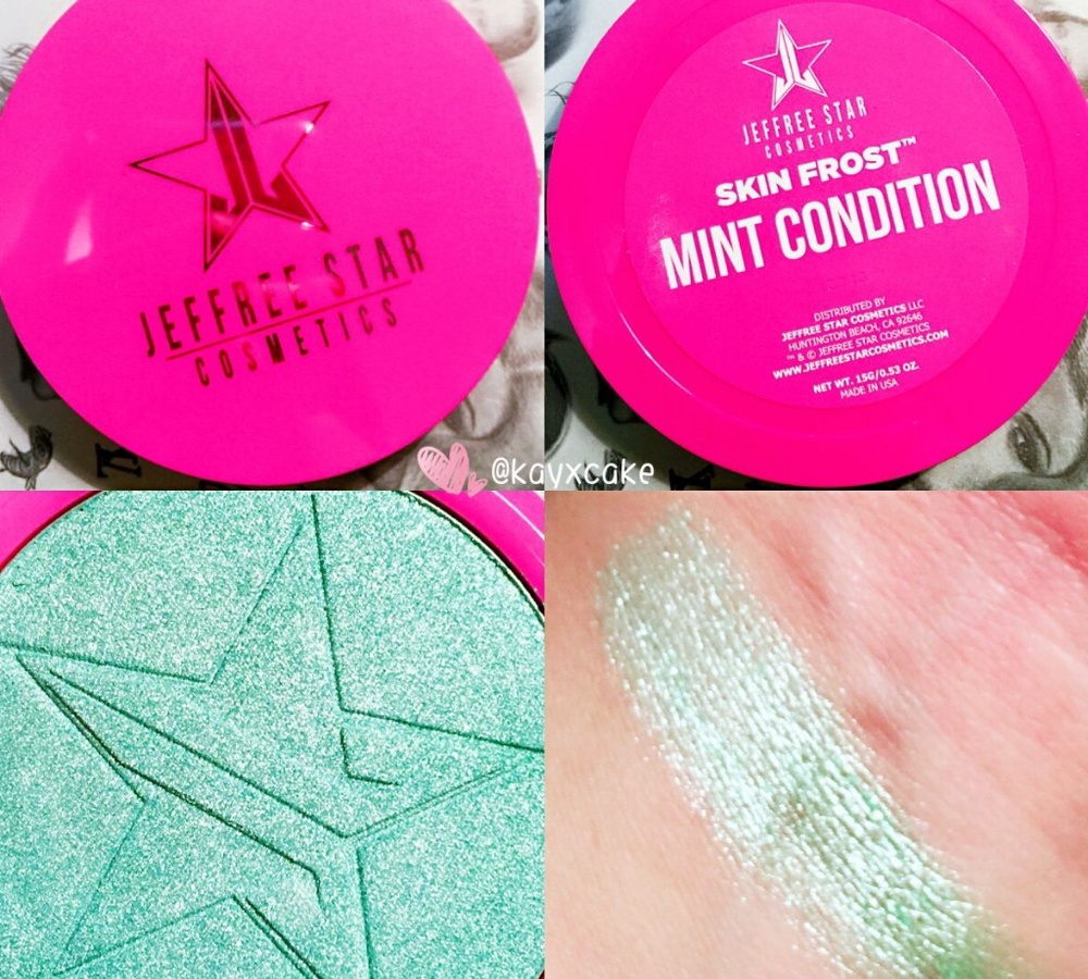 Jeffree Star highlighter in Mint Condition
